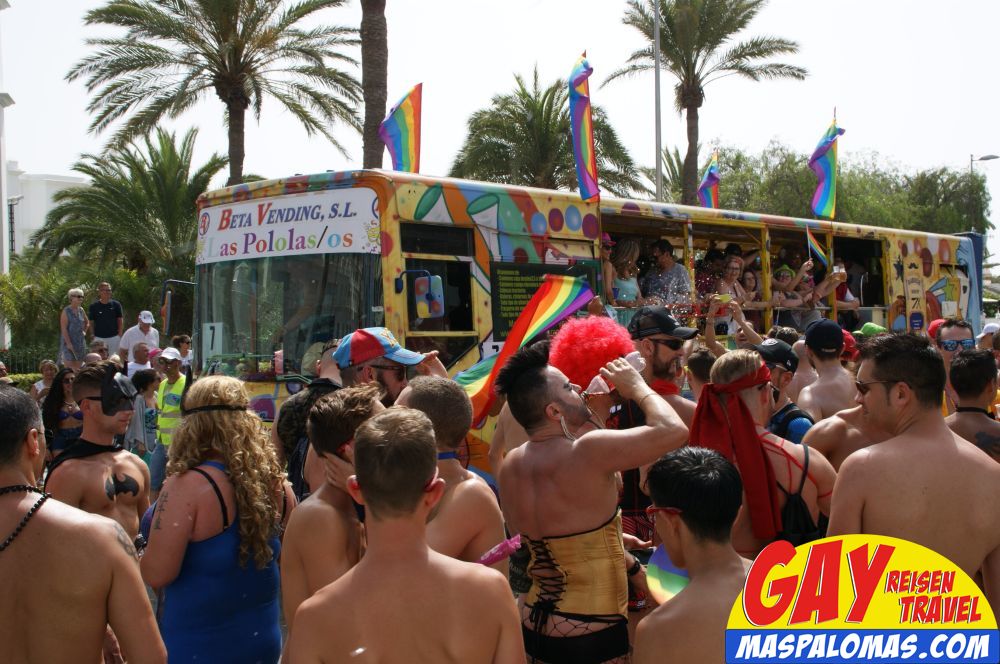 Gay Pride Maspalomas 15 Gran Canaria Parade Durch Playa Del Ingles