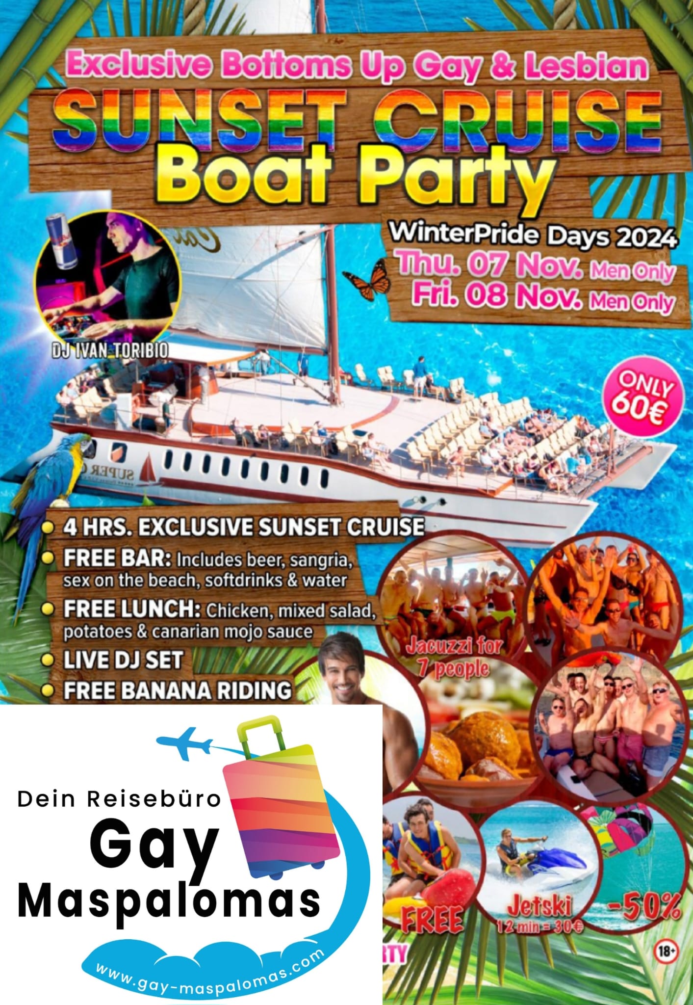 Gay&Lesbian Boat Trip Gran Canaria